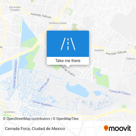Mapa de Cerrada Foca