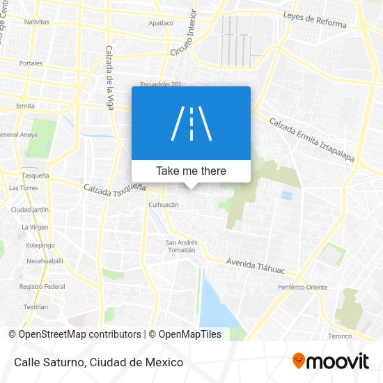 Calle Saturno map