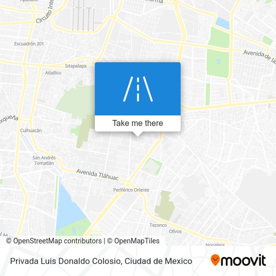 Privada Luis Donaldo Colosio map