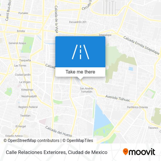 Calle Relaciones Exteriores map