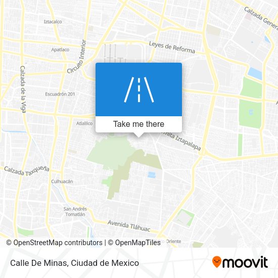Calle De Minas map