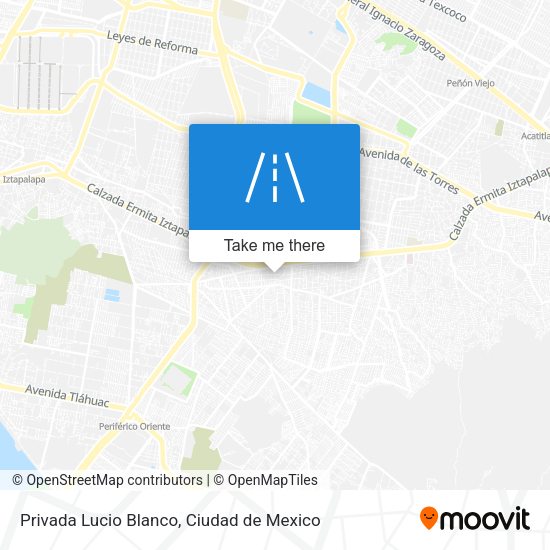 Mapa de Privada Lucio Blanco