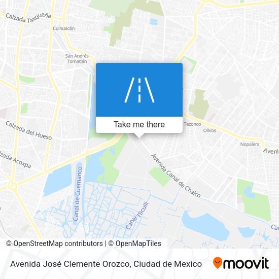 Mapa de Avenida José Clemente Orozco