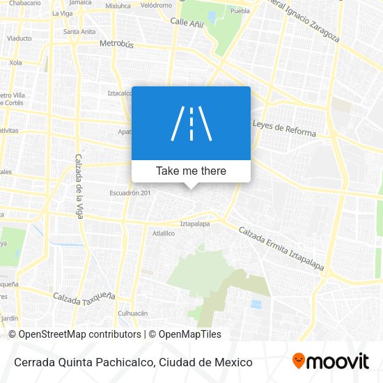 Mapa de Cerrada Quinta Pachicalco