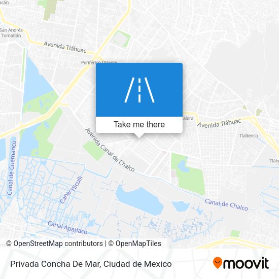 Mapa de Privada Concha De Mar
