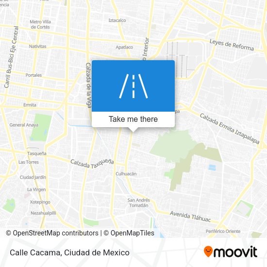 Calle Cacama map