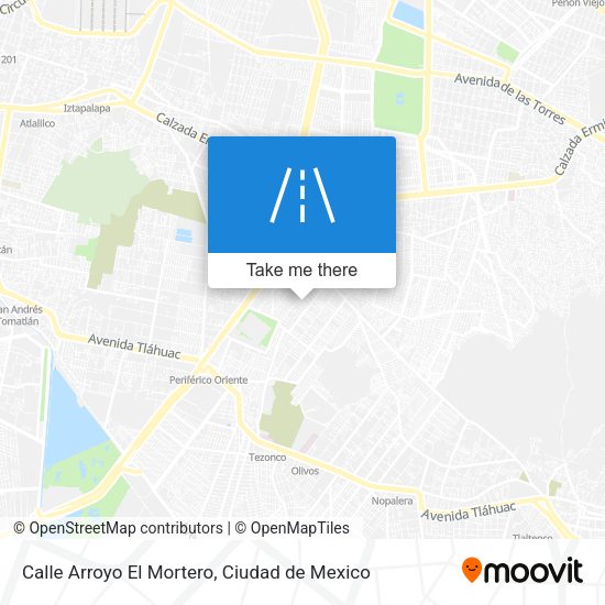 Calle Arroyo El Mortero map