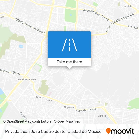 Privada Juan José Castro Justo map