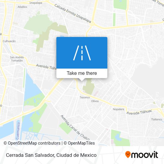 Cerrada San Salvador map