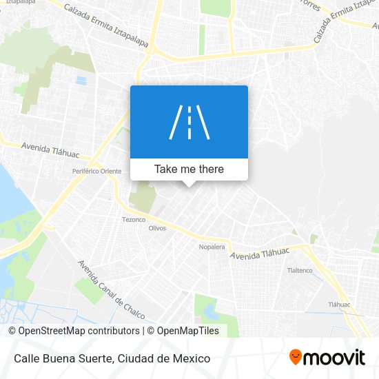 Calle Buena Suerte map