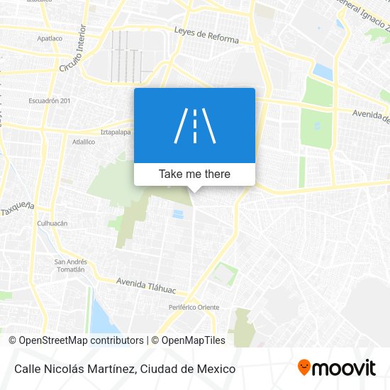 Mapa de Calle Nicolás Martínez