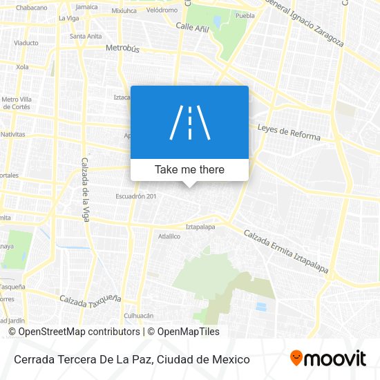 Cerrada Tercera De La Paz map