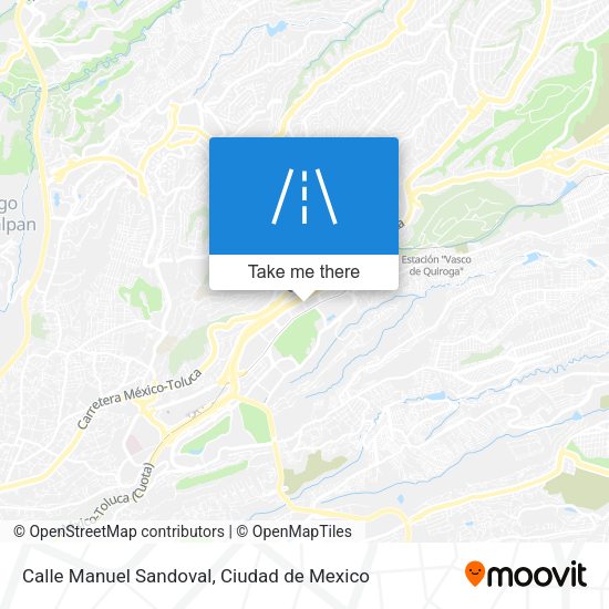 Calle Manuel Sandoval map