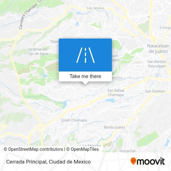 Cerrada Principal map