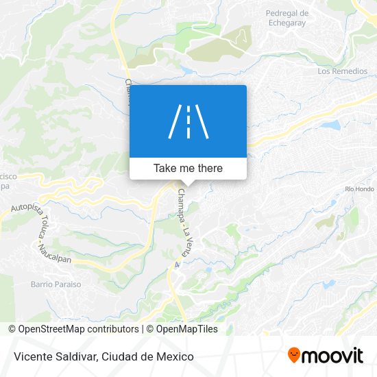 Vicente Saldivar map