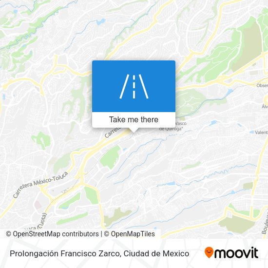 Mapa de Prolongación Francisco Zarco