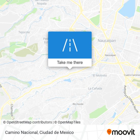 Mapa de Camino Nacional