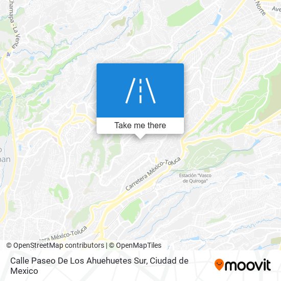 Calle Paseo De Los Ahuehuetes Sur map