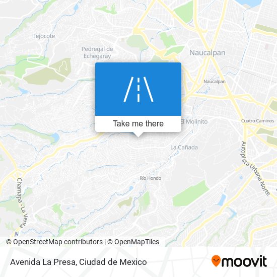 Avenida La Presa map