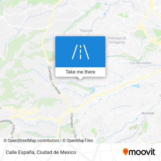 Calle España map