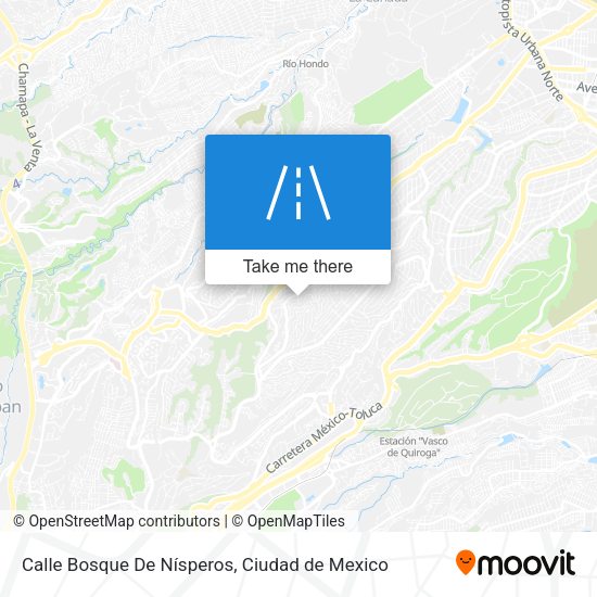 Calle Bosque De Nísperos map