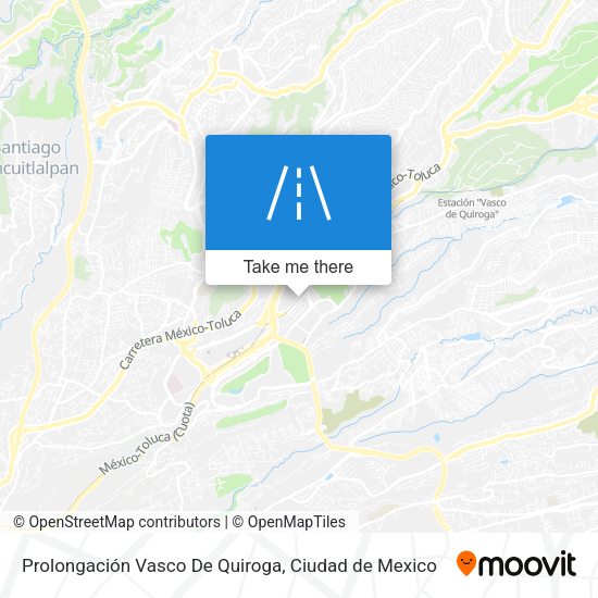 Prolongación Vasco De Quiroga map