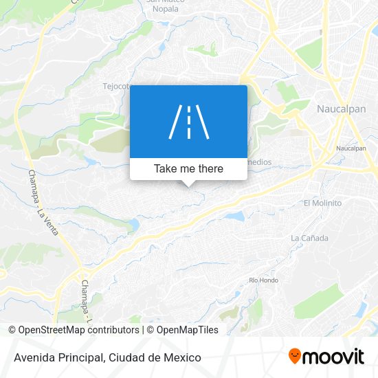 Avenida Principal map