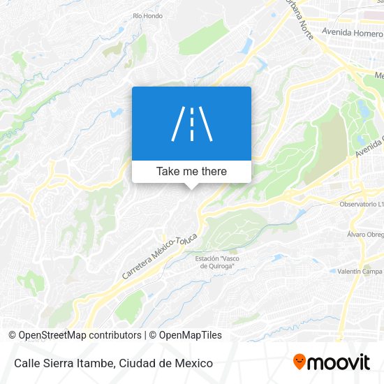 Mapa de Calle Sierra Itambe