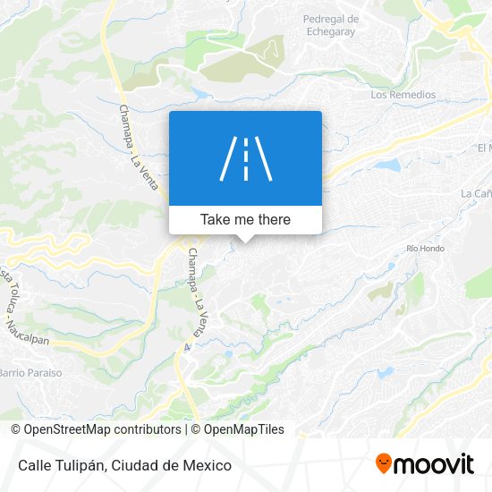 Calle Tulipán map
