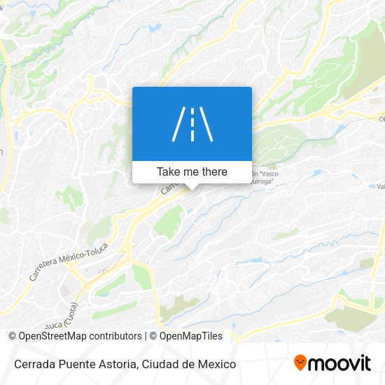 Mapa de Cerrada Puente Astoria