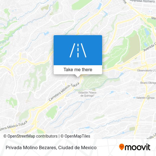 Privada Molino Bezares map