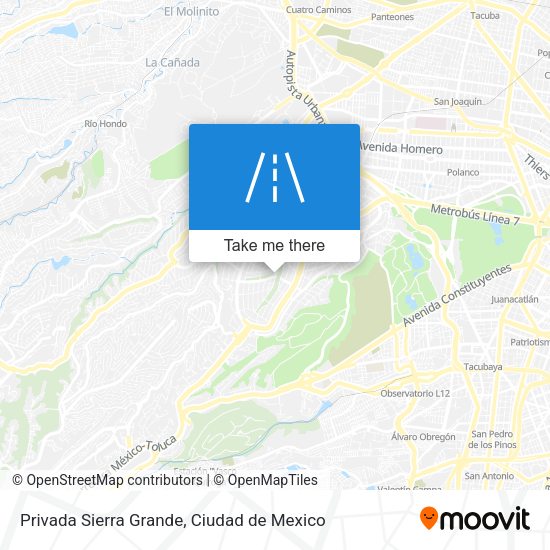Mapa de Privada Sierra Grande