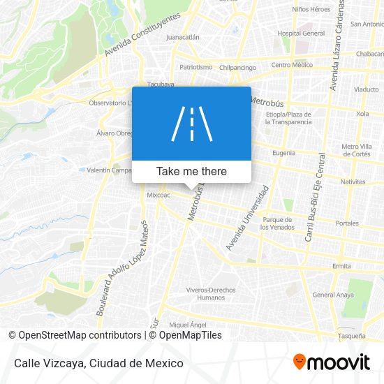 Calle Vizcaya map