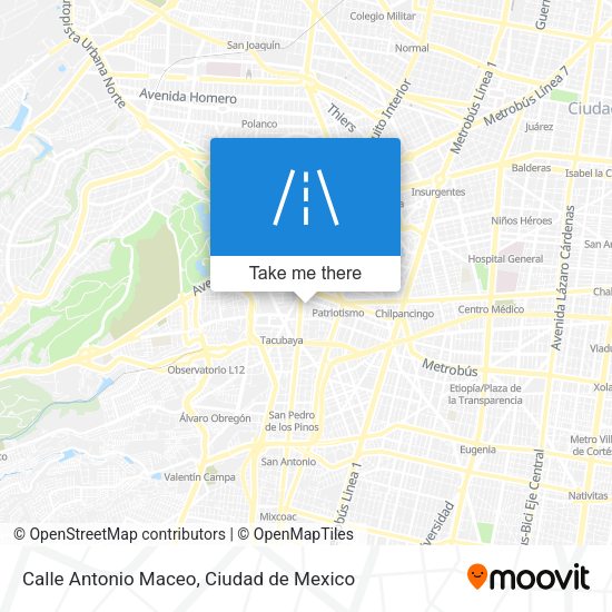 Calle Antonio Maceo map