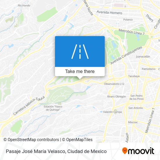 Pasaje José María Velasco map