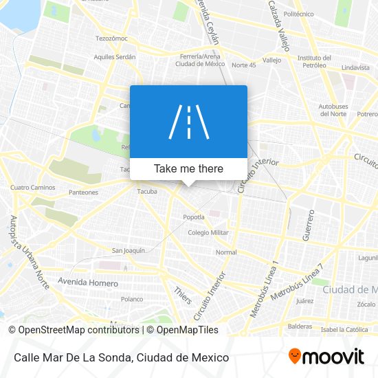 Calle Mar De La Sonda map