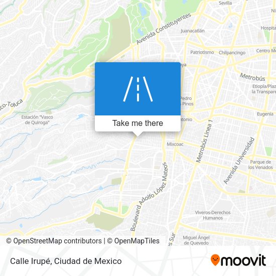 Mapa de Calle Irupé