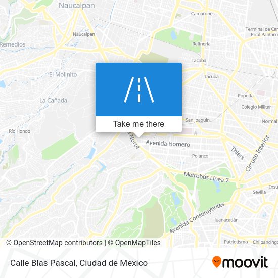 Mapa de Calle Blas Pascal