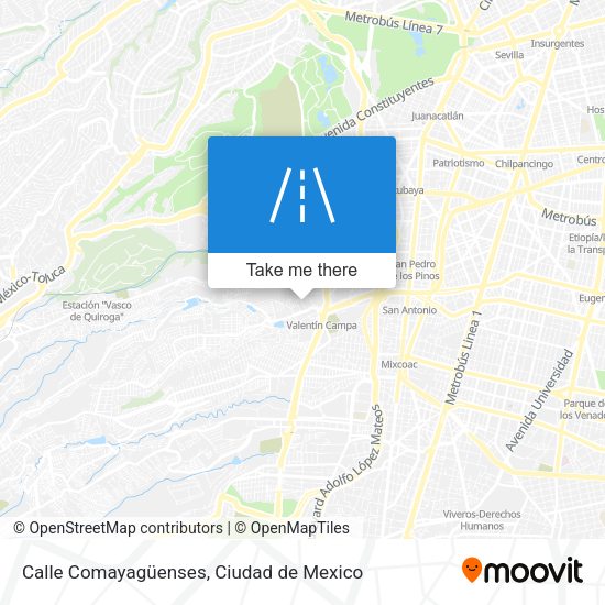Calle Comayagüenses map