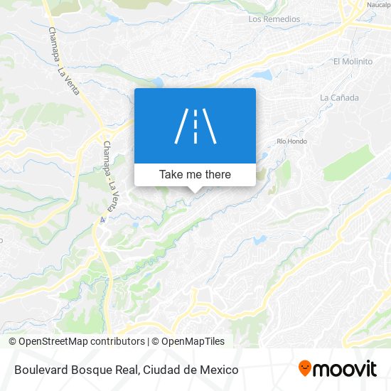 Boulevard Bosque Real map