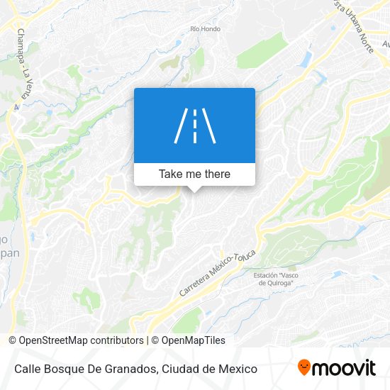 Calle Bosque De Granados map