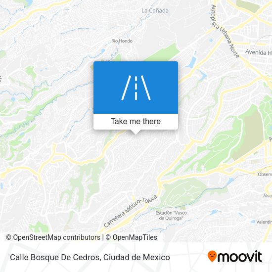 Mapa de Calle Bosque De Cedros