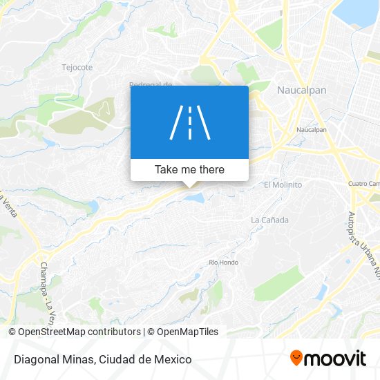 Mapa de Diagonal Minas