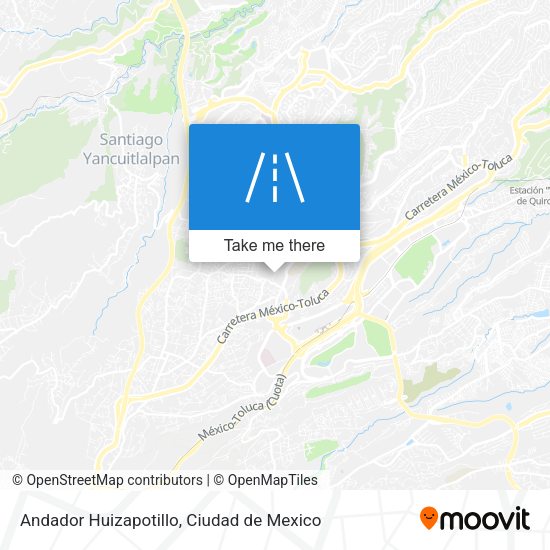 Andador Huizapotillo map