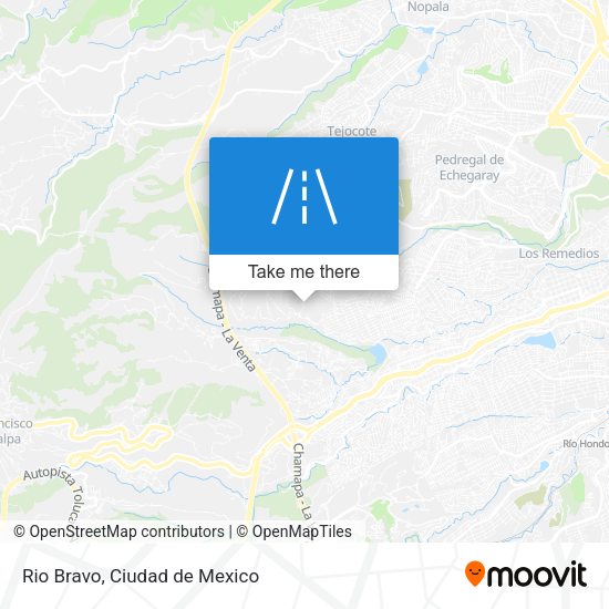 Mapa de Rio Bravo