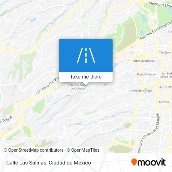 Calle Las Salinas map
