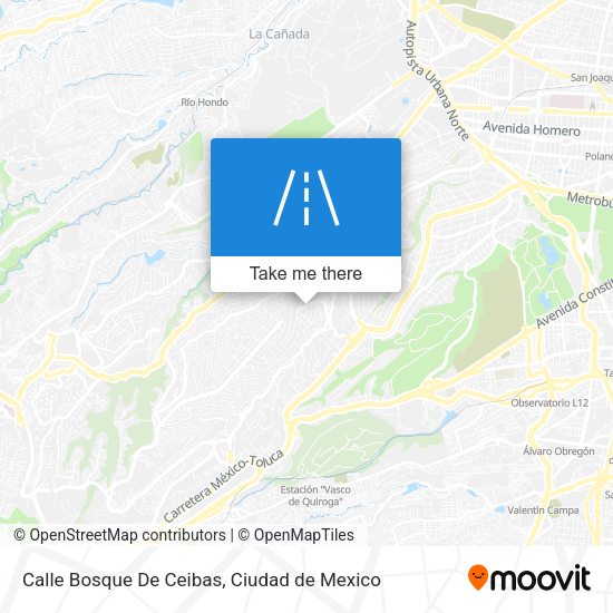 Mapa de Calle Bosque De Ceibas