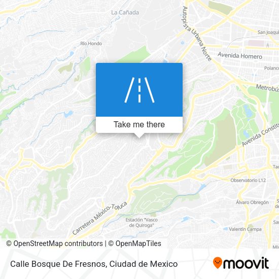 Calle Bosque De Fresnos map