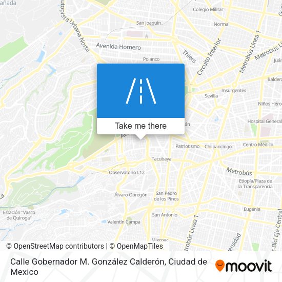 Mapa de Calle Gobernador M. González Calderón