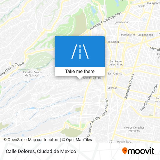 Mapa de Calle Dolores